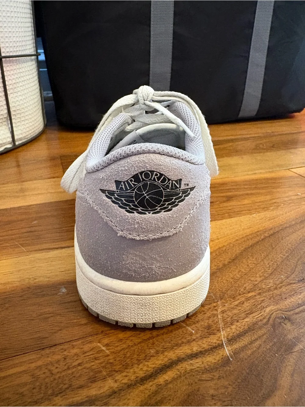 Air Jordan 1 Low OG In White and Light Purple